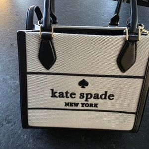 Kate Spade Black and White Tote Bag